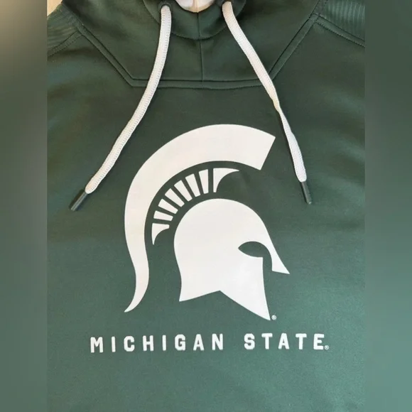 Fanatics Michigan State Spartans Defender Pullover Hoodie Size L Camo - Picture 4 of 7